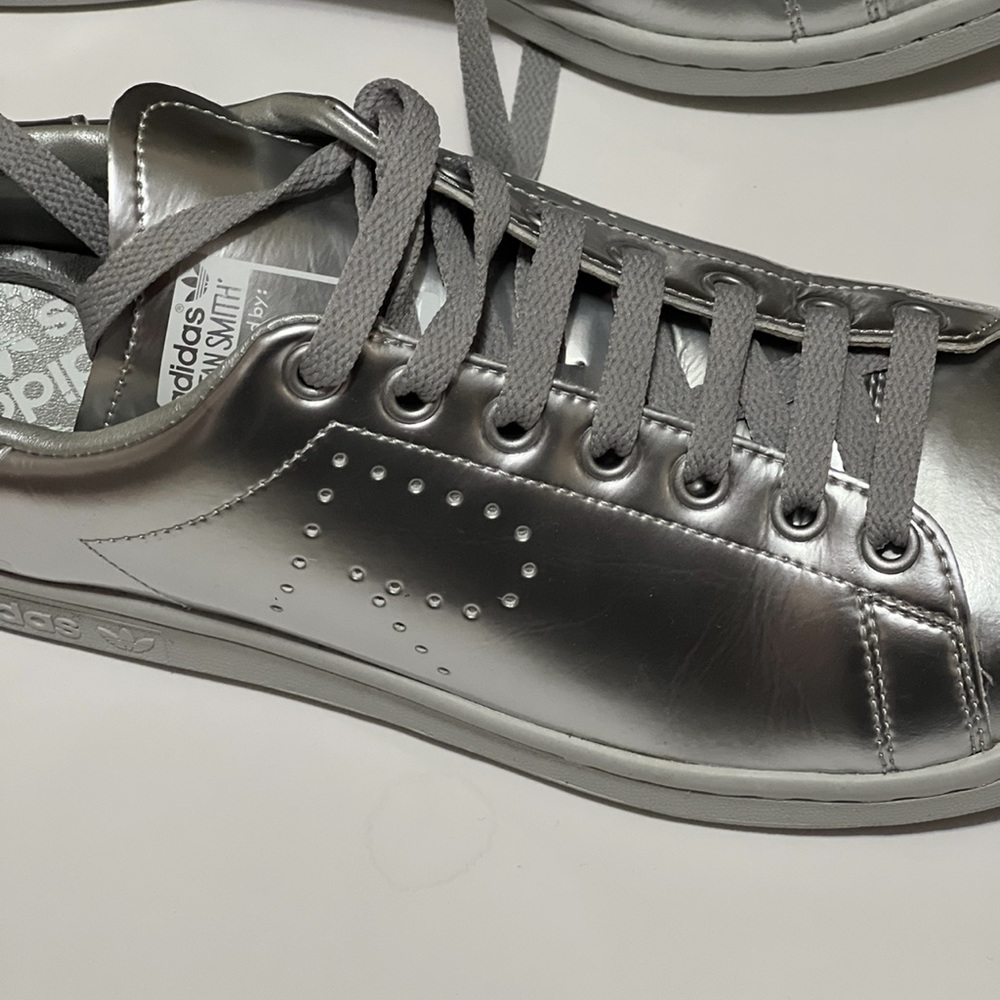 Adidas Raf Simons Stan Smith Metallic Leather Sneakers size 9 - Picture 4 of 8